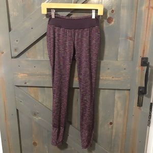 Prana Maroon Printed Legging Size XS
